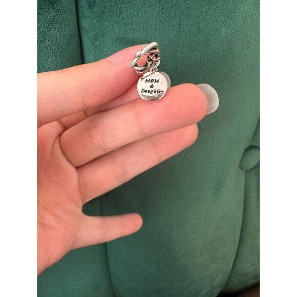 NWOT Mom & Daughter Heart Pandora Fit Charm - Picture 8 of 10